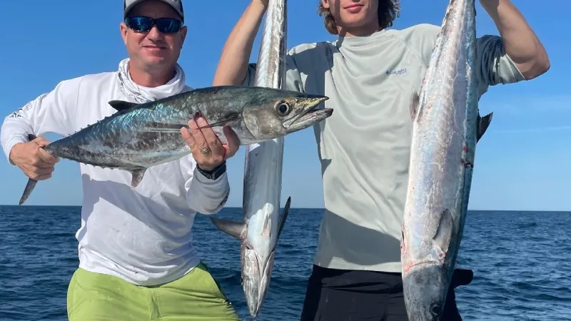 KingFish Galeforce charter fishing hilton head island a person holding a fish